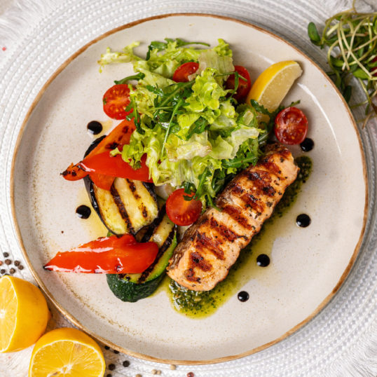 Лосось гриль